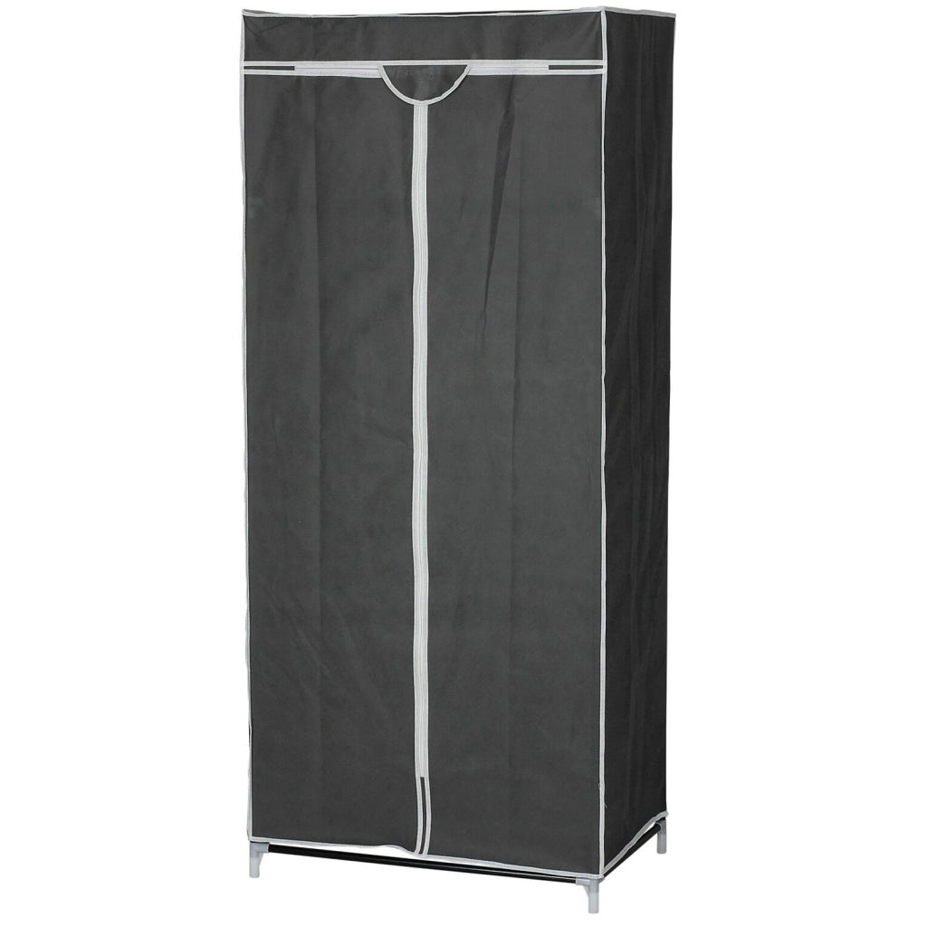 ARMADIO IN TESSUTO STAND APPENDIABITI DA TERRA STENDER PORTA ABITI PORTATILE Grigio