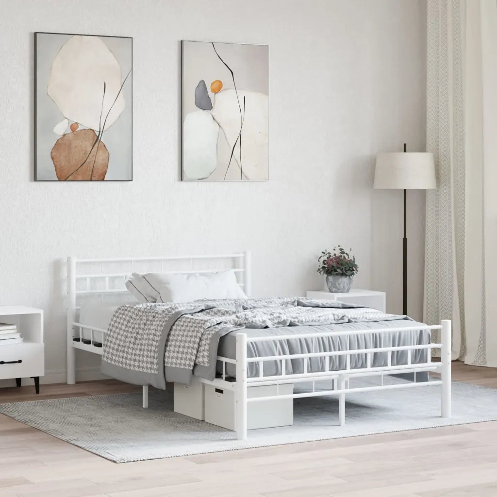 Giroletto Bianco in Metallo 140x200 cm 285298