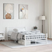 Giroletto Bianco in Metallo 140x200 cm 285298