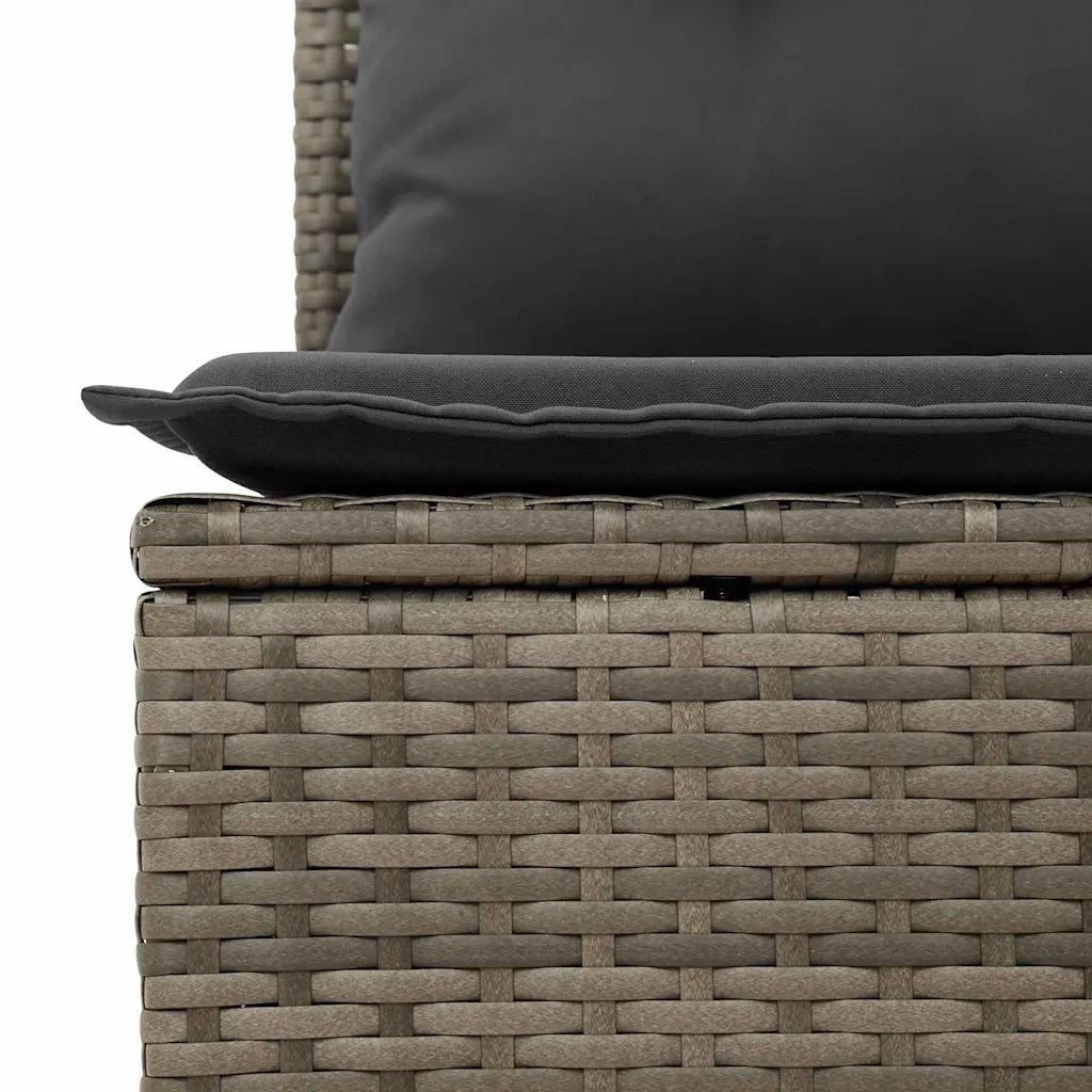 Set Divano da Giardino 7 pcs Grigio Rattan in Polipropilene 3357302