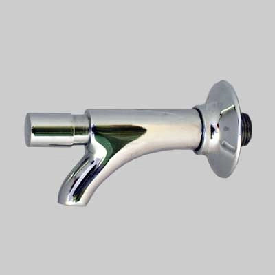 RUBINETTO A PULSANTE SEMPLICE OTTONE CROMATO  1/2     IDRAL