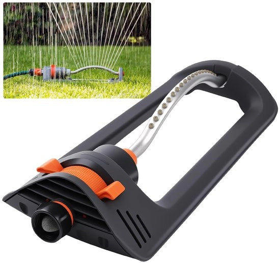 Sproeieraio Oscillante - Zwenk Sproeieraio - Sproeieraio per Giardino - Sproeieraio a 19 Fori - Disegno Duraturo