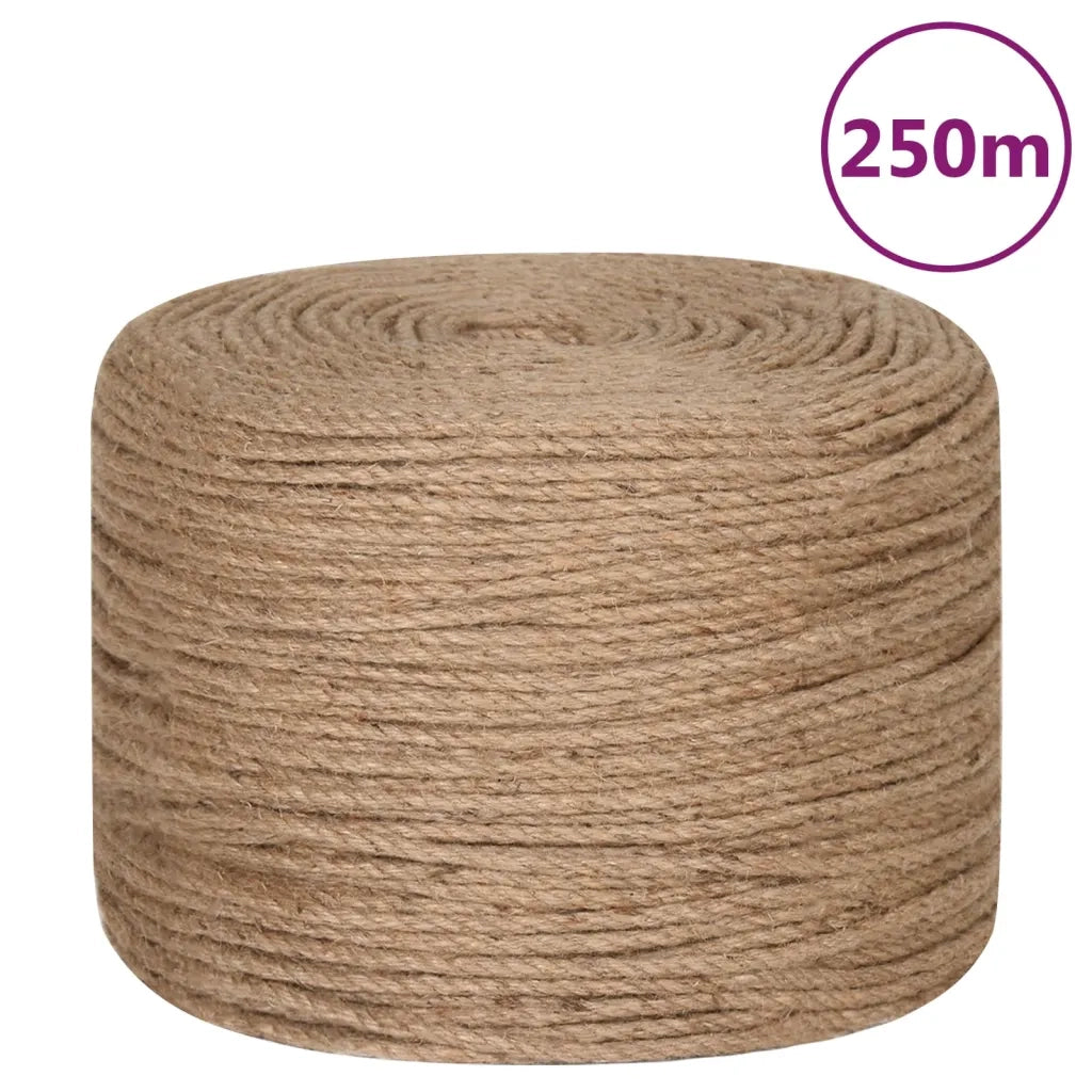 Corda | Fune in Juta Lunga 250 m Spessa 6 mm