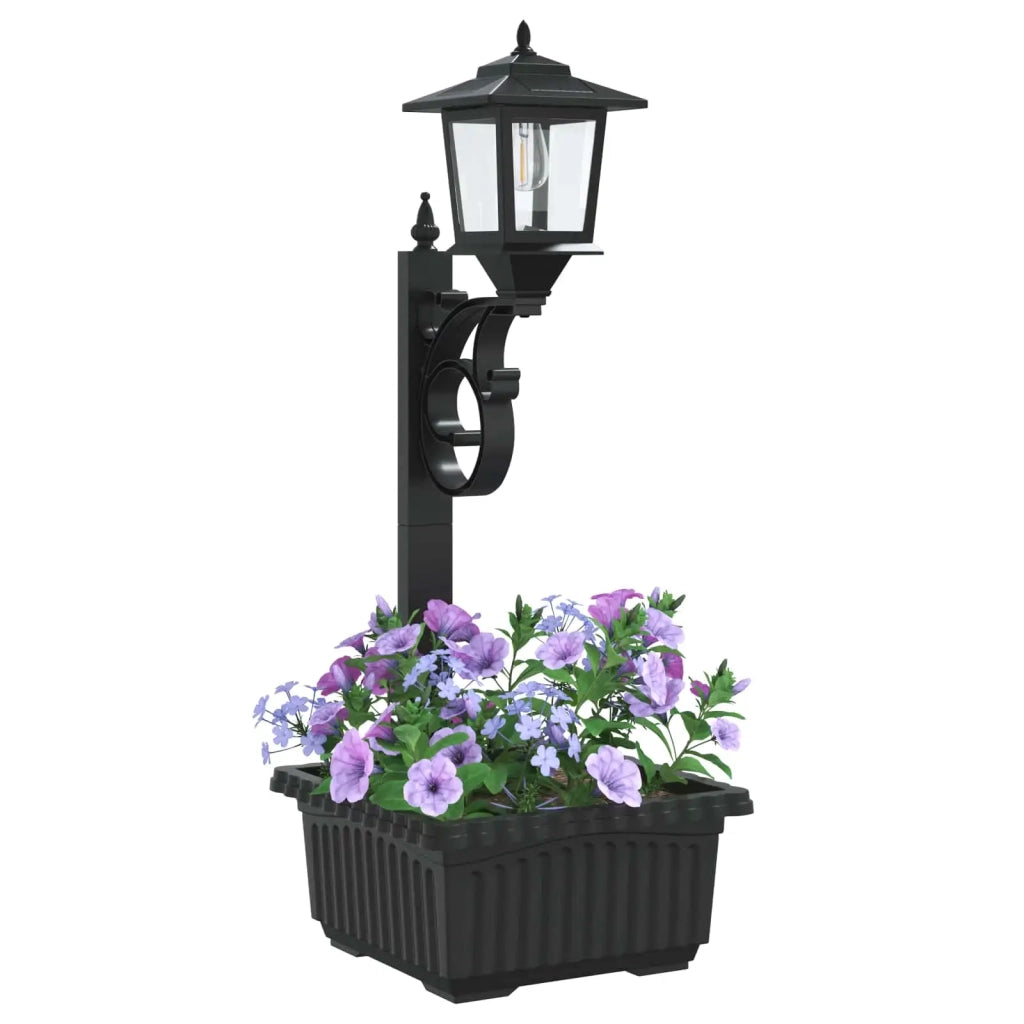 Applique con Vaso with LED Bulb Nero 29 x 28 x 74 cm ABS e PP 42042690