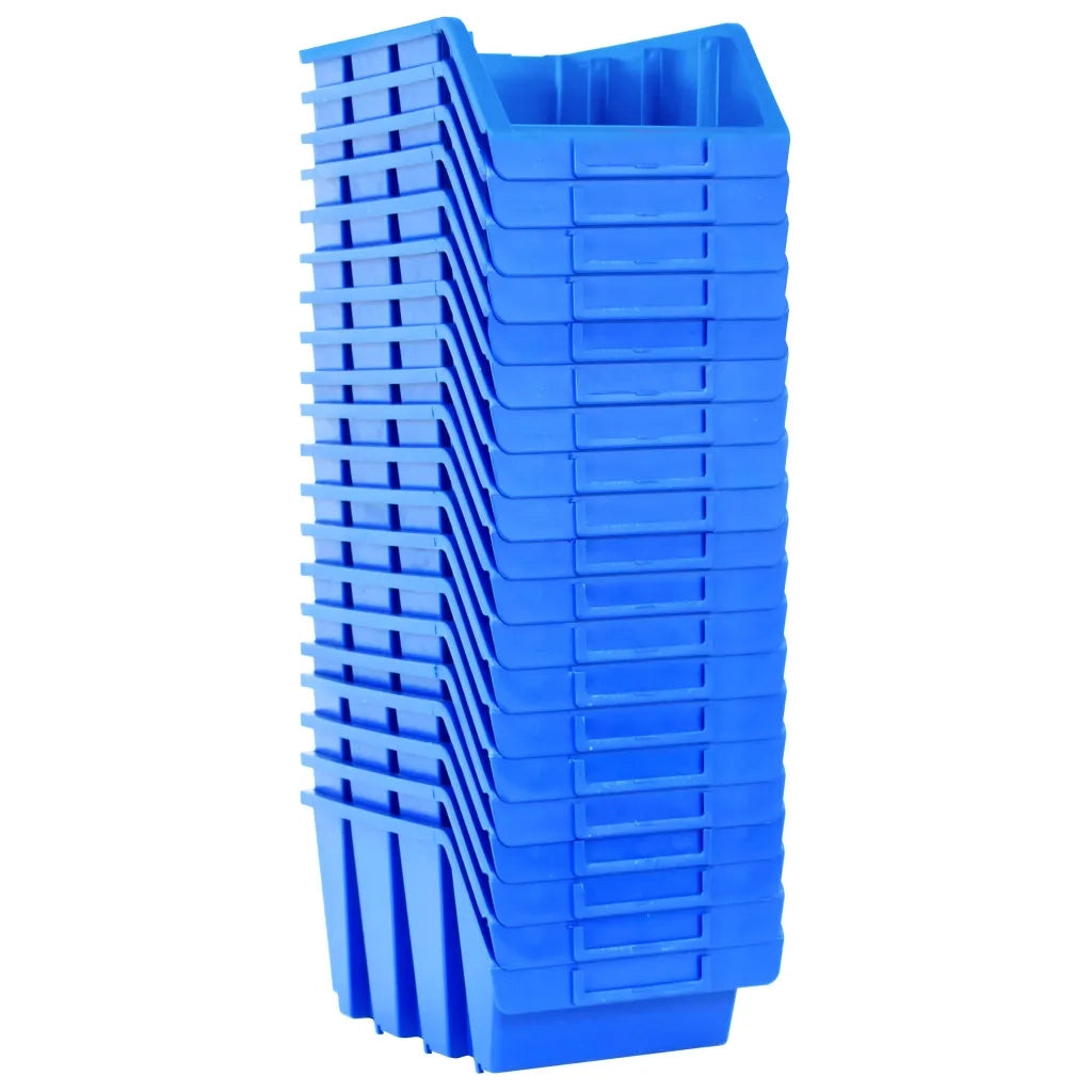 Contenitori Impilabili 20 pz Blu in Plastica CFW8525083