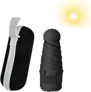 Paraplu pieghevole - ultraleggero e compatto - nero