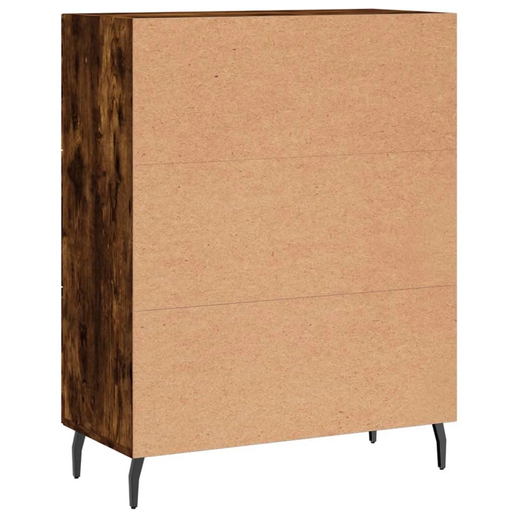 Buffet credenza cassettiera armadio mobile contenitore organizer per cucina soggiorno salotto 69,5 x 34 x 90 cm legno ingegnerizzato marrone 02_0031011
