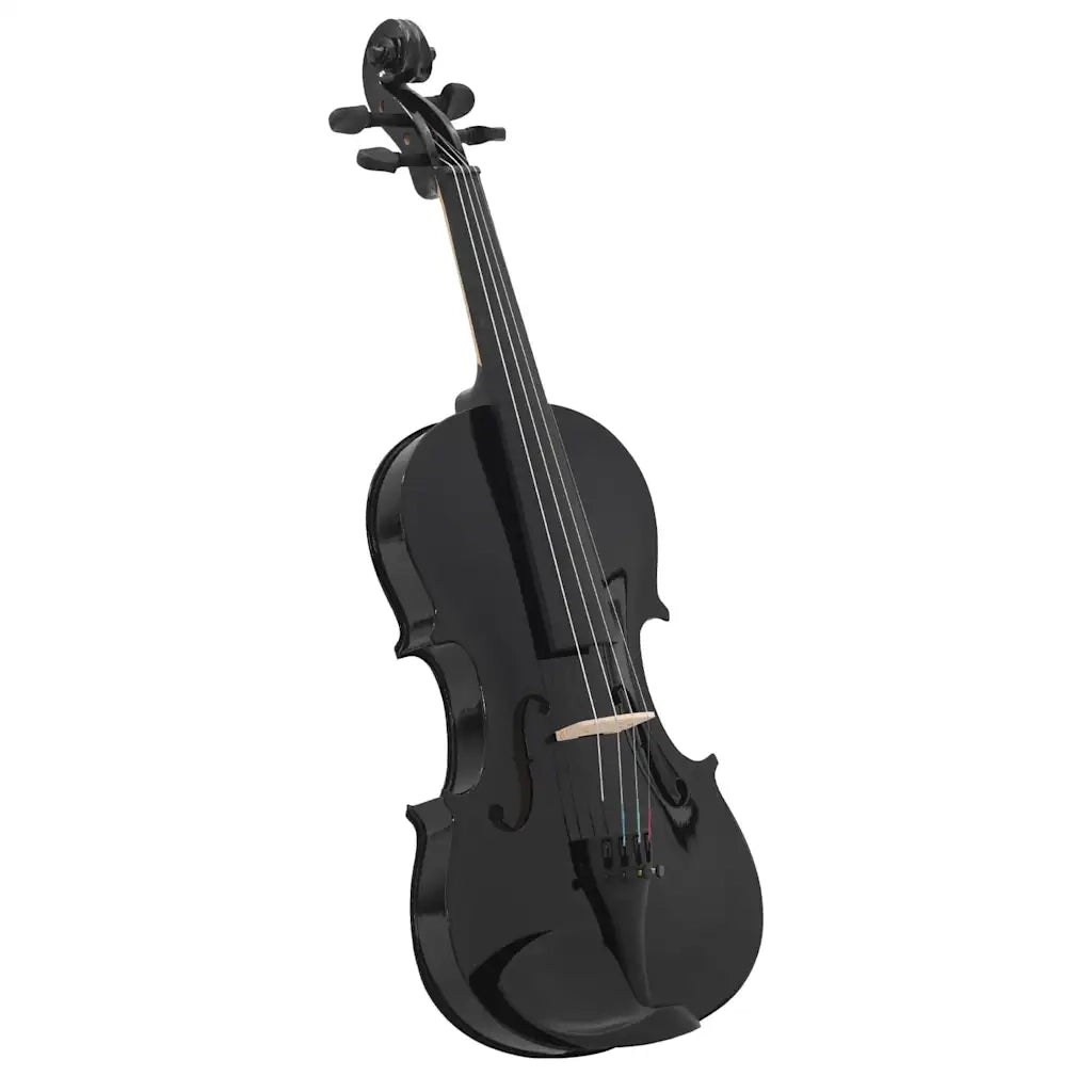 Set Completo Violino con Arco e Mentoniera Nero 4/4 70143