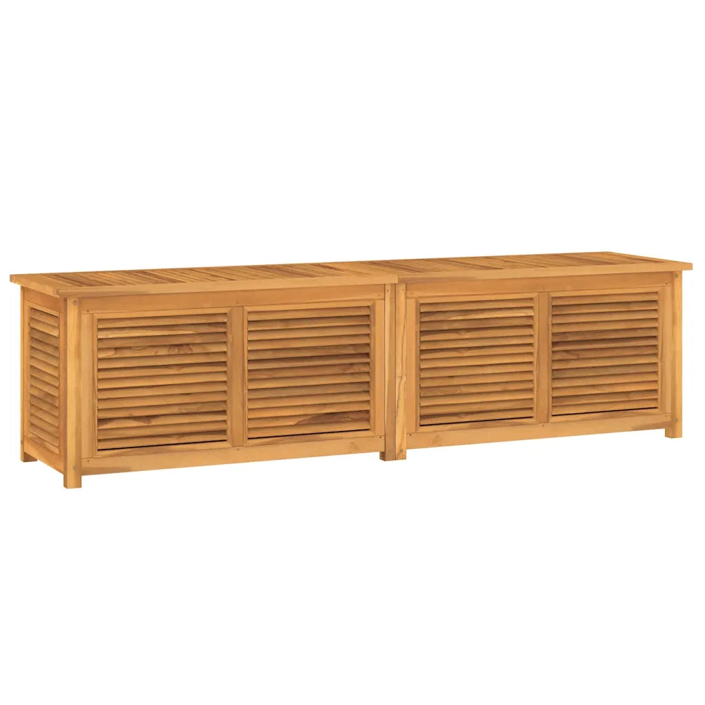 Contenitore Giardino con Borsa 200x50x55 cm Legno Massello Teak 363274