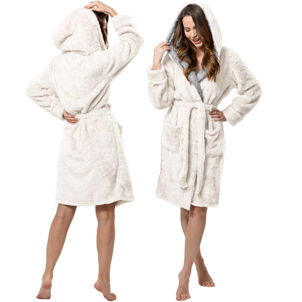 Accappatoio Jordan Ecru Grey Women L