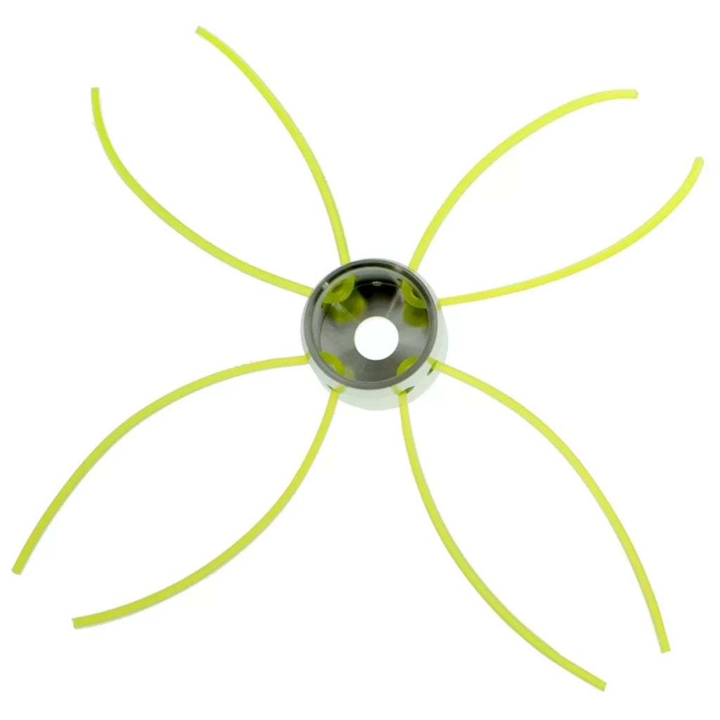 Testina Universale per Decespugliatore in Alluminio, 8 Fili, D-Light, Verde Fluorescente