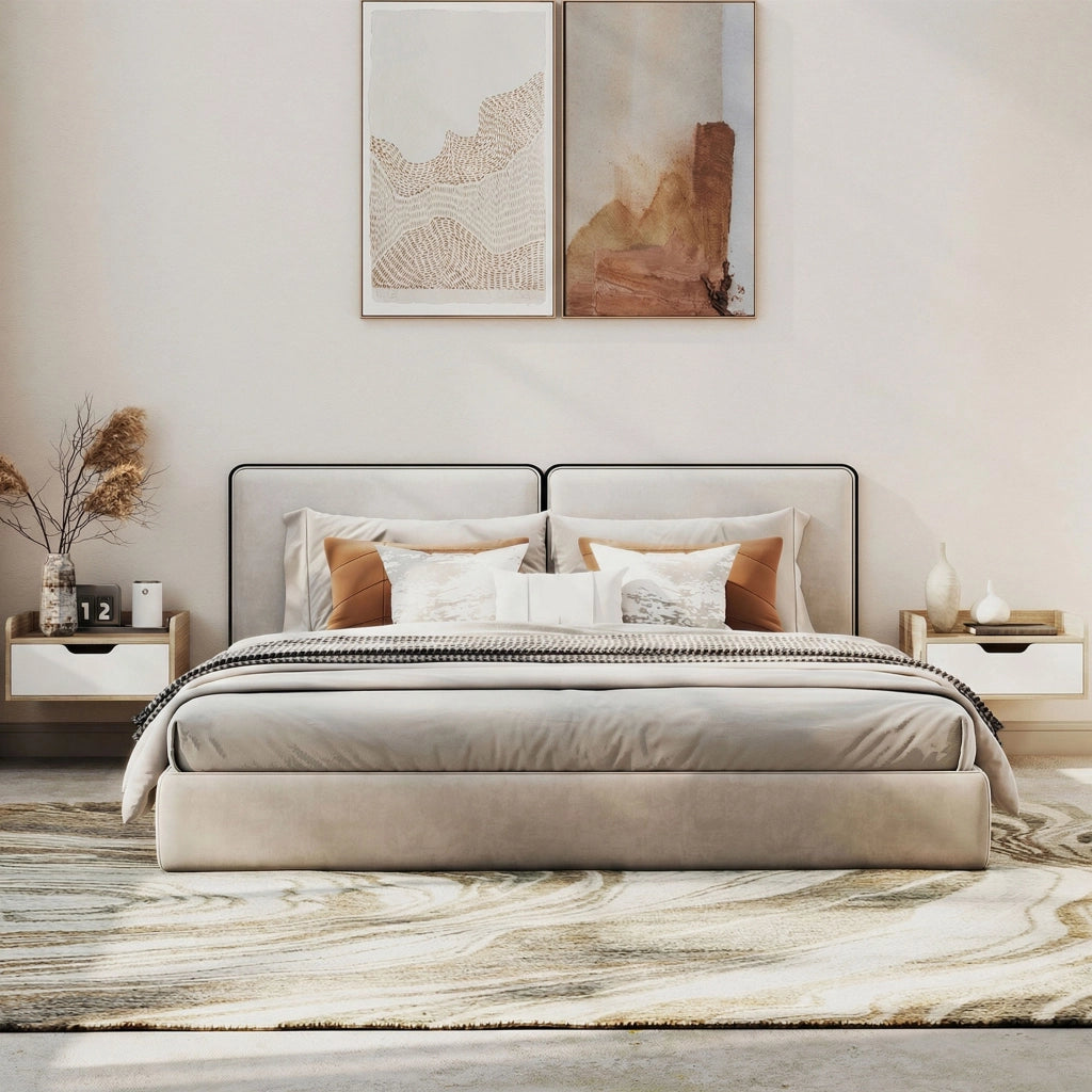 Comodini ¨C Minimal ¨C Legno Naturale 40x30x19,5cm