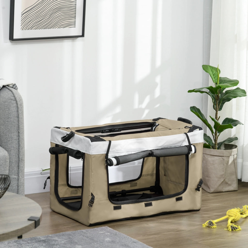 Cuscino per Cane Pieghevole con Vagone ¨C Minimal ¨C Caqui