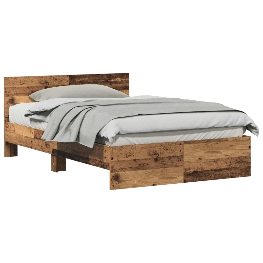 Struttura del letto Legno vecchio 193 x 125 x 70 cm