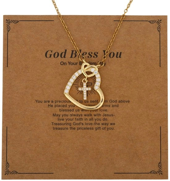 Collana comunemente conosciuta come cuore - Contenitore per gioielli - Materiale in acciaio inossidabile - Colorazione dorata - Dimensioni 2,5 x 2 cm - Pendente - Accessorio per donne