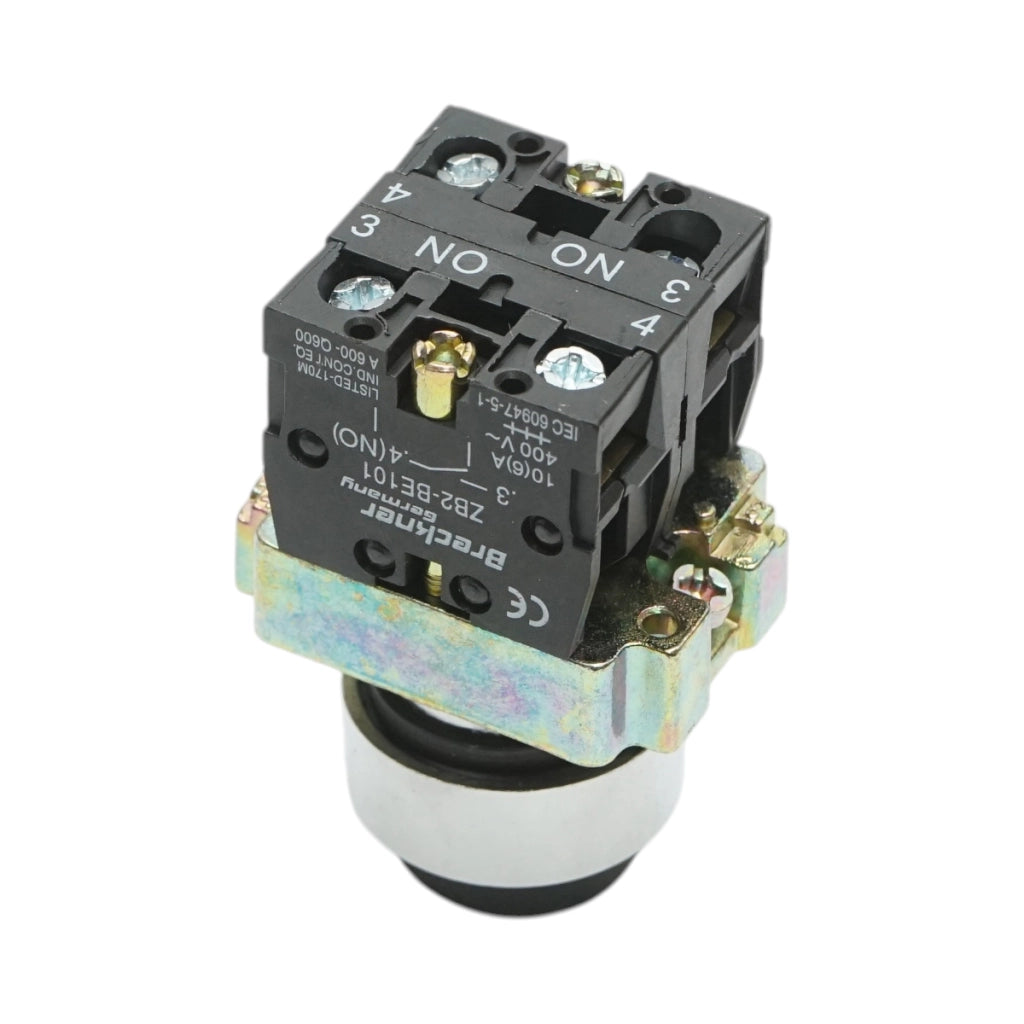 Selettore a 3 posizioni con blocco e chiave 2NO, 400V/10A, LAY5-BG53 Breckner Germany