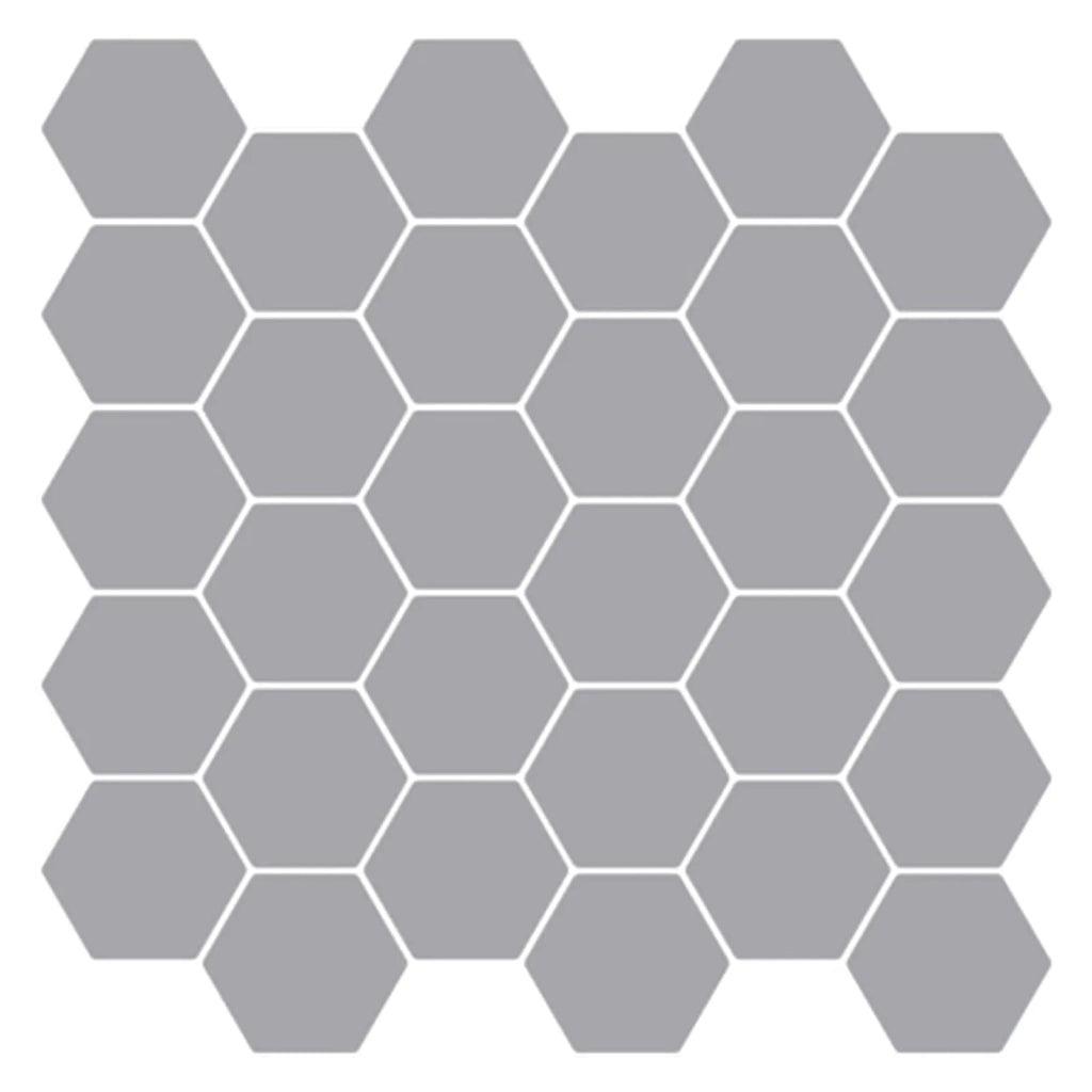 Piastrella Esagonale 50 pz Grigio 30 x 30 cm Poliuretano e PET CFW2953335