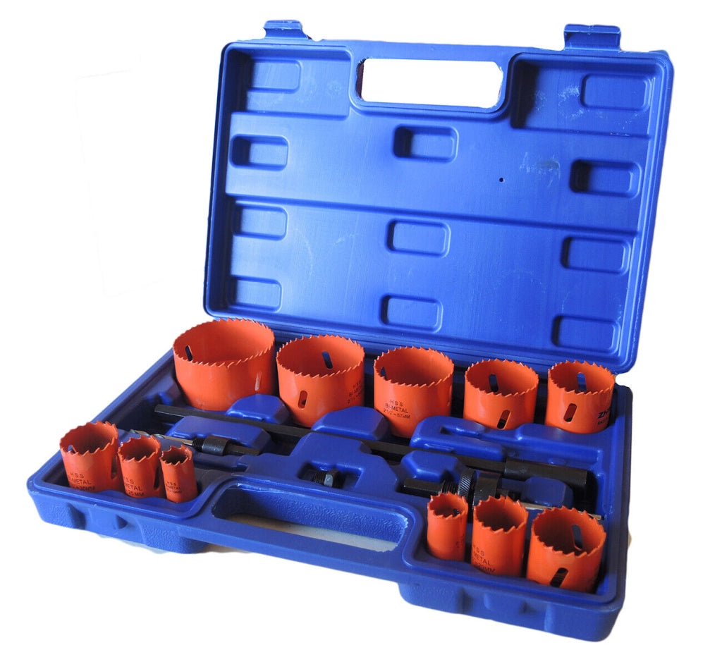 15 FRESE A TAZZA SEGHE BI METAL FRESA DA TRAPANO PER FERRO LEGNO ALLUMINIO 15PZ