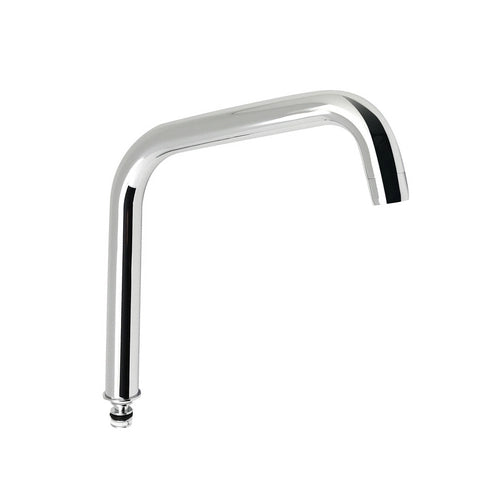 CANNA TUBO ALTA D24  CON AERATORE PER NETTUNO DUE- Cromo- PAFFO- pezzi 1