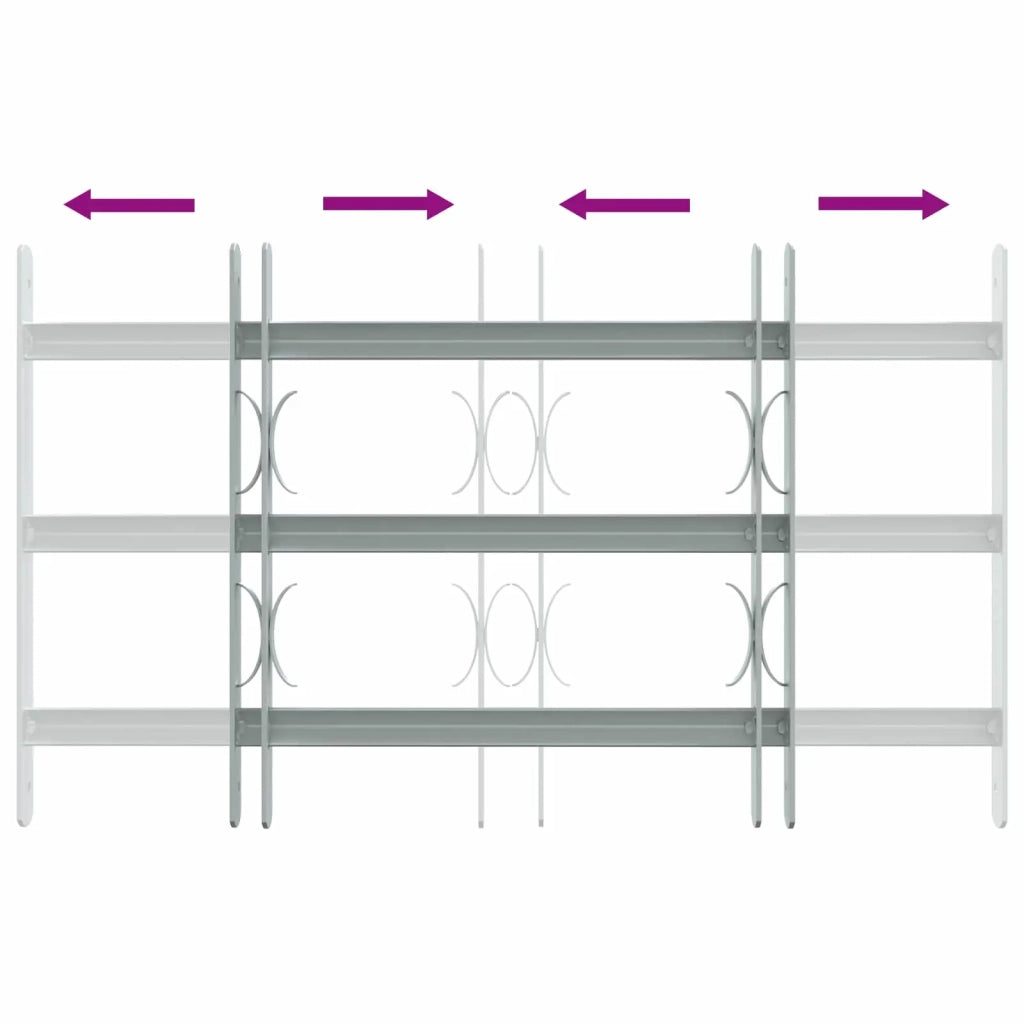 Griglia di Sicurezza per Finestra con 3 Traversine 3 pcs 42031276
