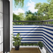 Schermo da balcone-Pannello per balcone Blu e Bianco 100 x 500 cm