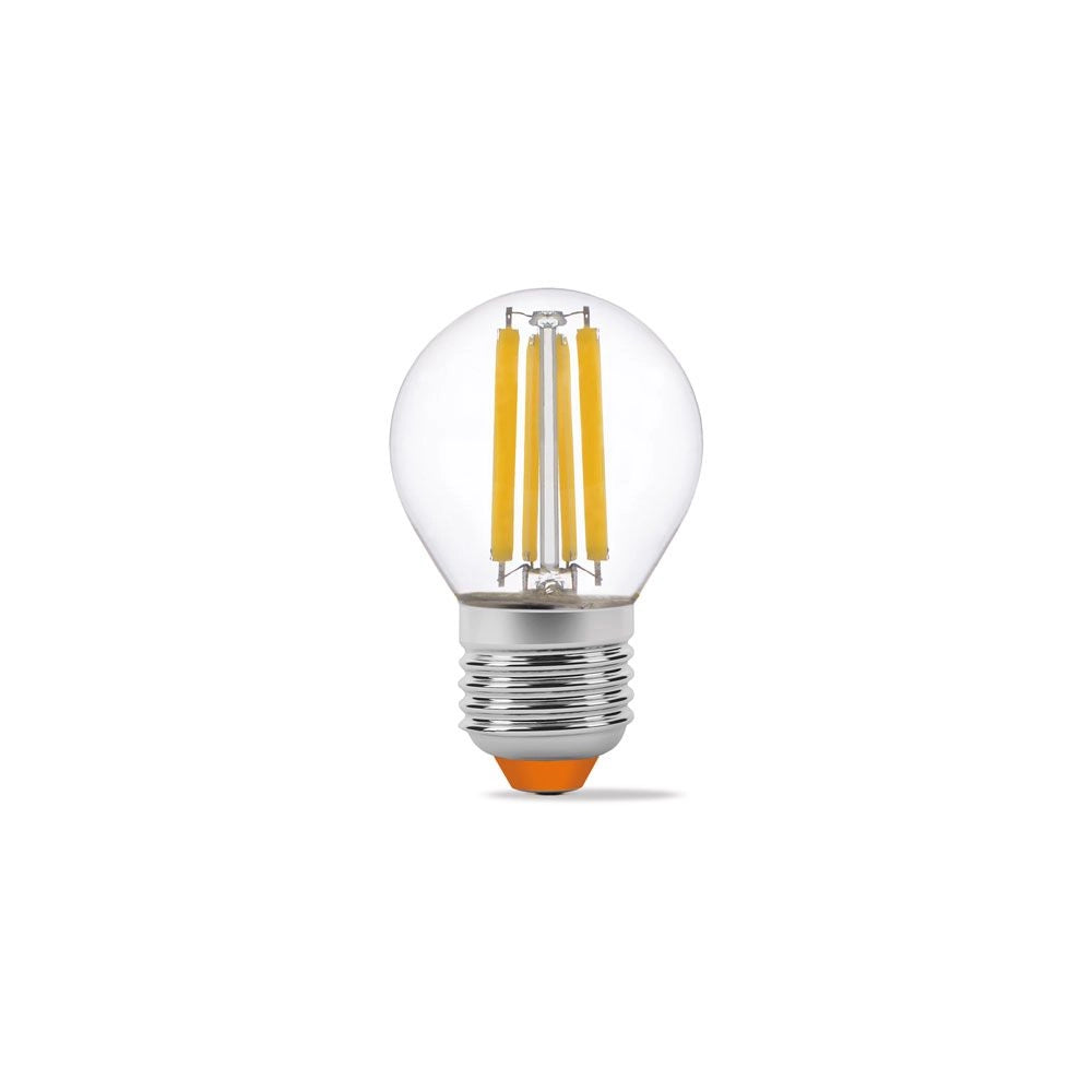 Lampadina LED-filamento G45 6W E27 4000K 806lm Videx