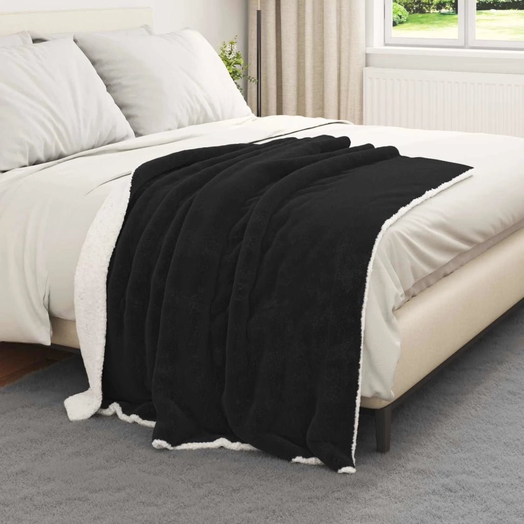 Coperta Nero 130 x 150 cm Panno 42016993