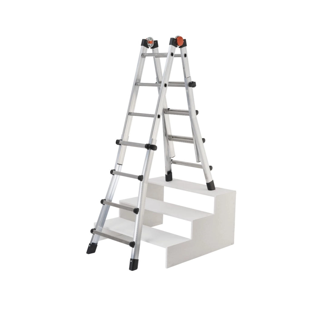 Scala telescopica multifunzione 4+4