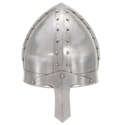 Elmo da Cavaliere Medievale Antico LARP in Acciaio Argento 286216