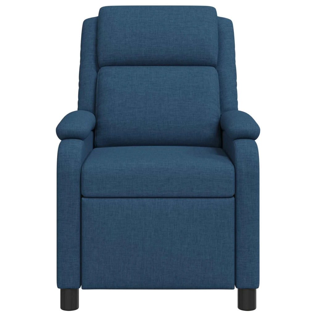 Poltrona Massaggiante Blu Tessuto 42034877
