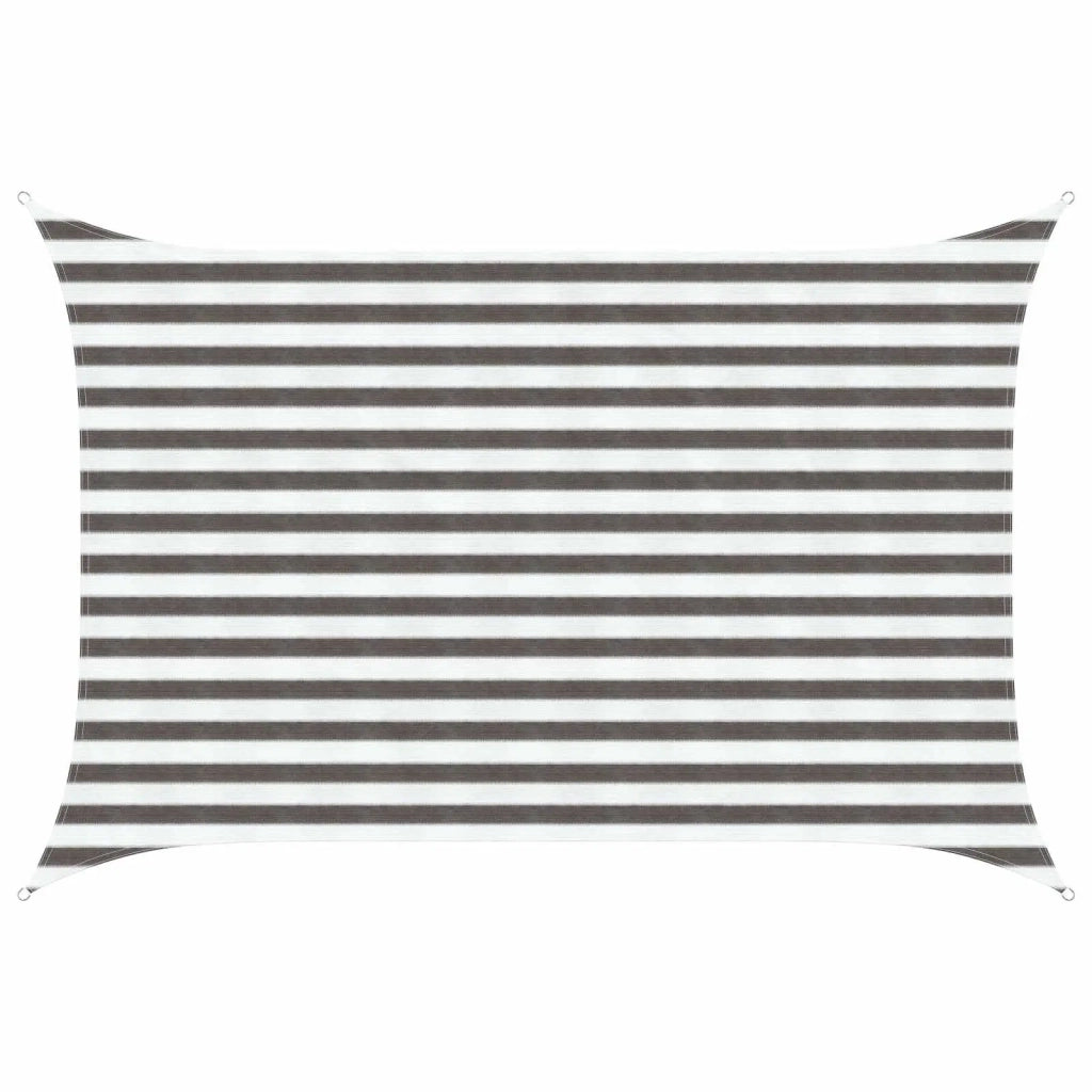 Telo Ombra Grigio chiaro e bianco 2 x 3 m HDPE 42032935