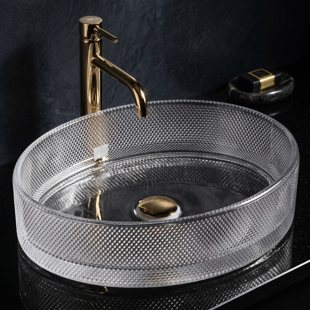 Lavabo Da Appoggio Rea Mirella Transparent