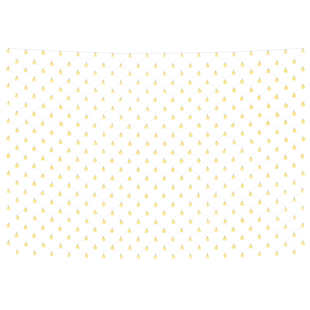 Luci di Natale Rete Bianco Caldo 3x2m 204 LED Interni Esterni CFW2530369