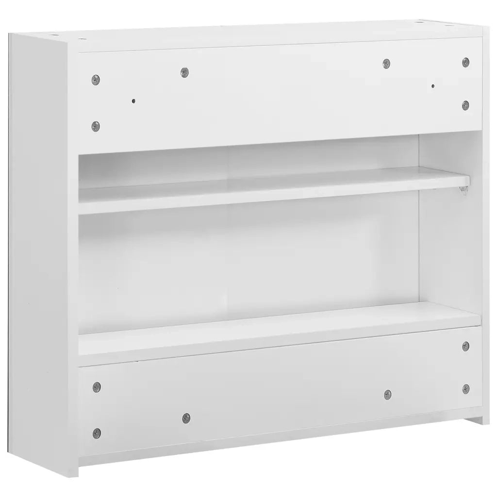 Armadietto a Specchio | Armadio da bagno Bianco 80x15x60 cm in MDF