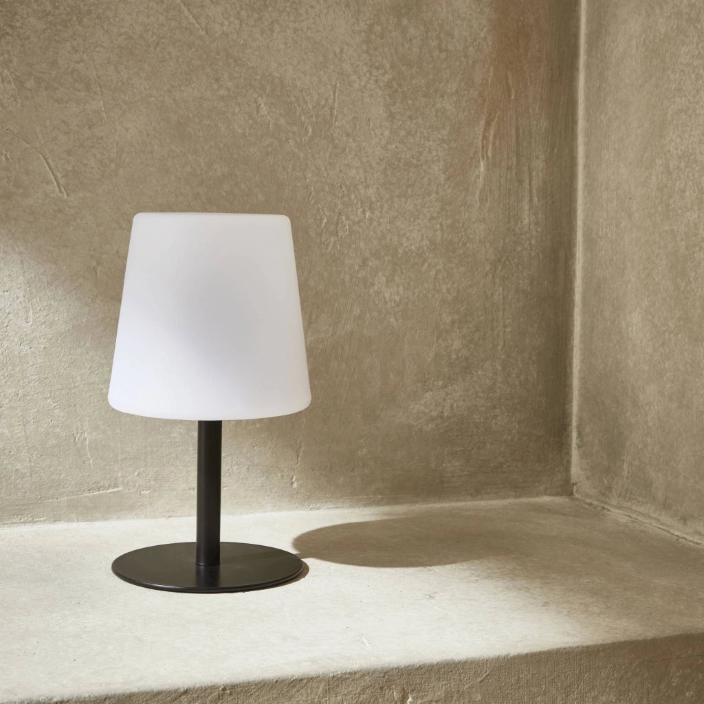 Lampada da tavolo a led per interni/esterni 16cm, nero