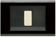 Placca Click 1F Nero FEB 2581/N