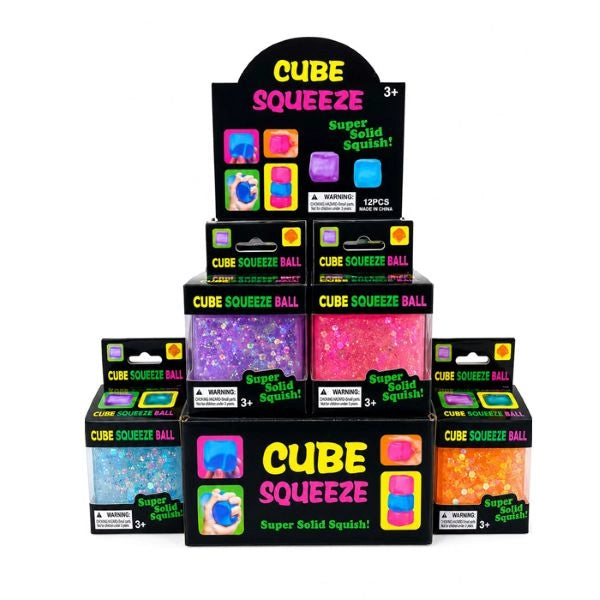 Cubo Gommoso Squishy, Giocattolo da spremere di Cubo Gommoso Giocattoli Giocattolo da Schiacciare Antistress Squishies S