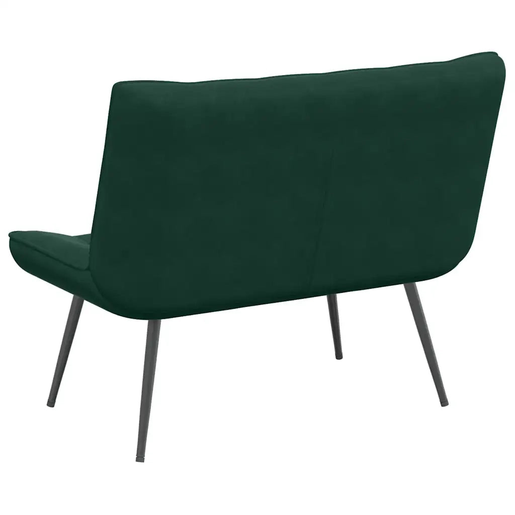 Panca-Sgabello Verde Scuro 110x74x84 cm in Velluto