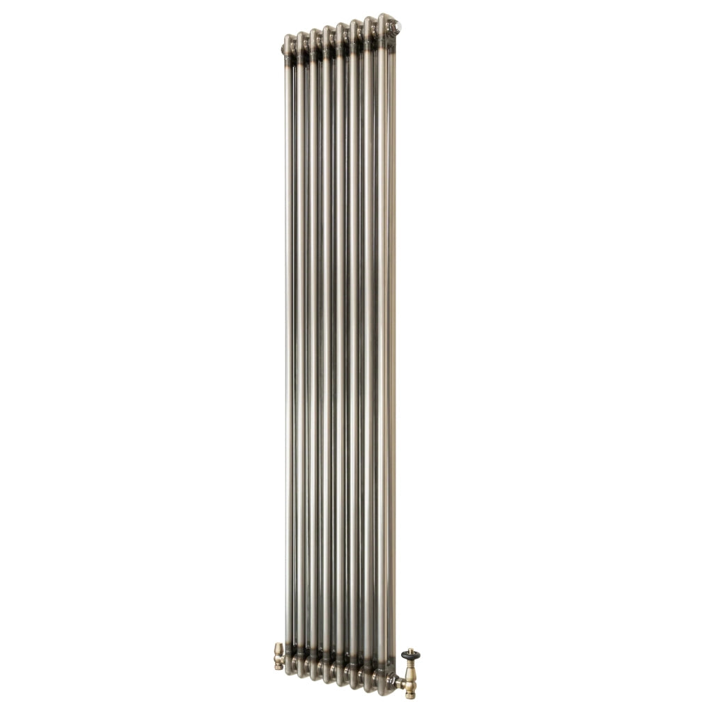 Radiatore 2 Colonne Verticale Metallo Grezzo 1800 x 380 mm TRV