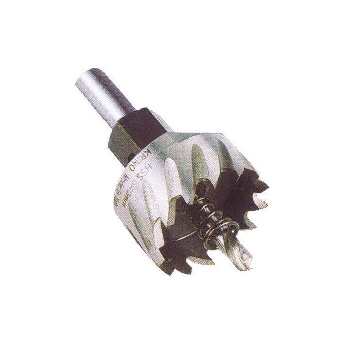 Glooke Selected Fresa Perforatrice a Tazza HSS mm 45 in Acciaio M2 con Punta Pilota e Gambo per Trapano Manuale o a Colonna colore Nero