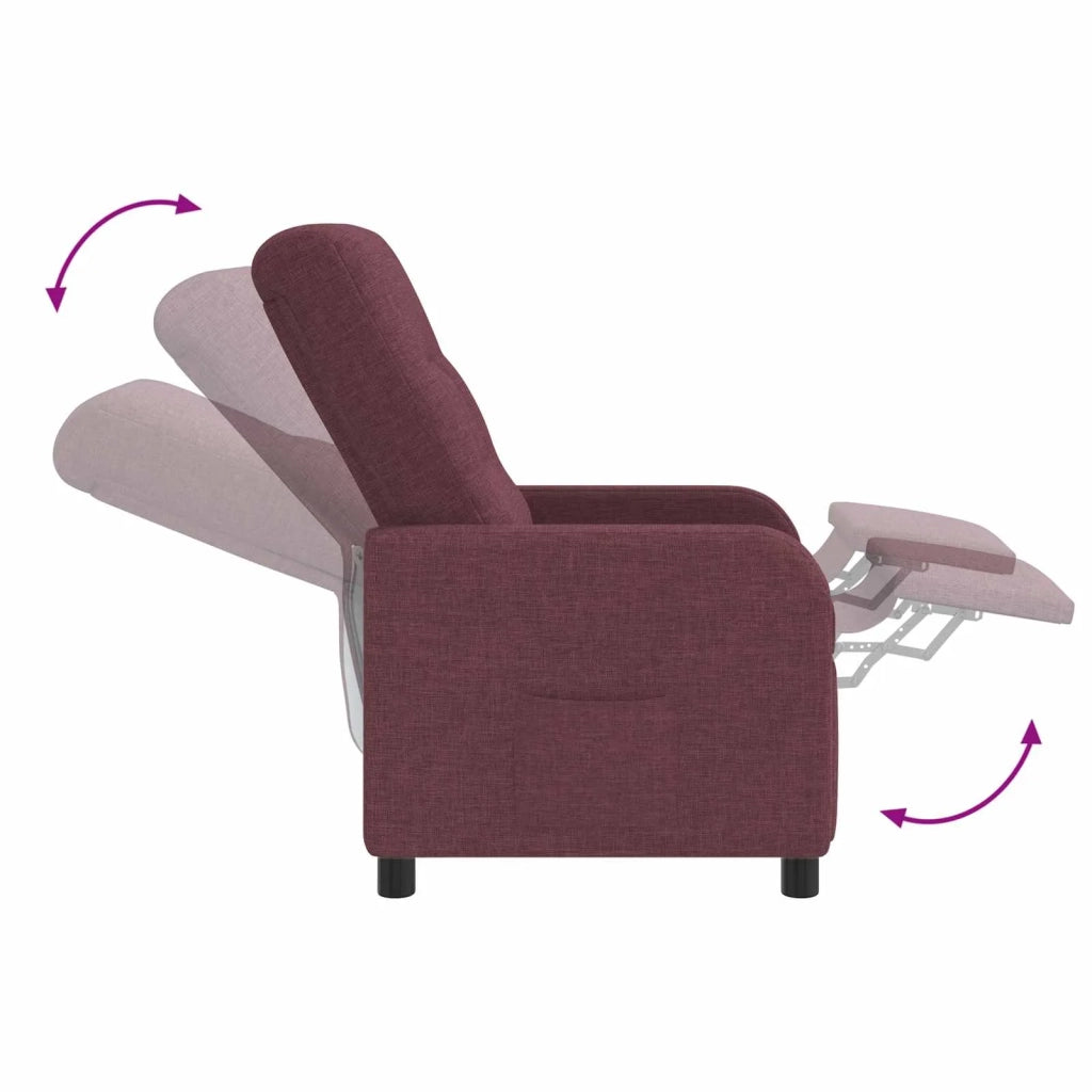 Poltrona Massaggiante Viola Tessuto 42035044