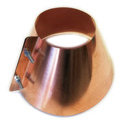 Collare conico da 200mm scossalina in rame spessore 6 decimi