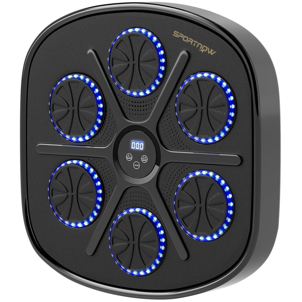 Macchina da Boxe Musicale ¨C Xylo ¨C 9 Modalit¨¤ Bluetooth LED con Guantoni Neri