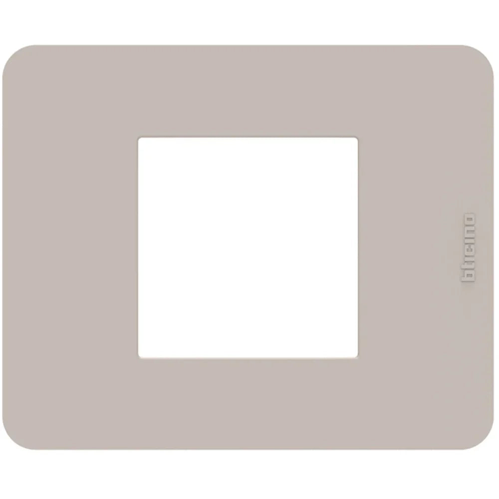 Placca Bticino MatixGO Tones 2 moduli sand JA4802TS