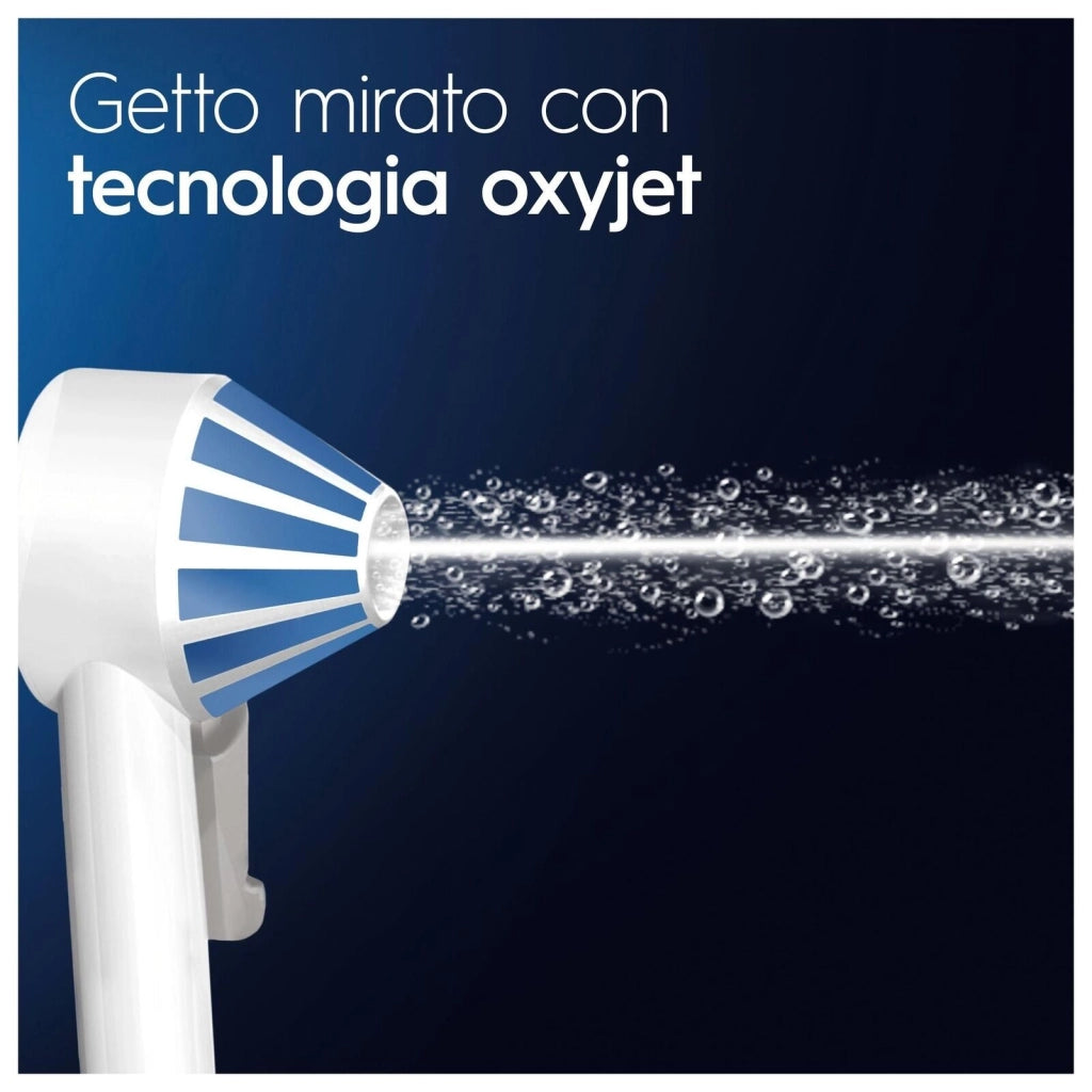 Oral-B AQUACARE4 AquaCare 4 Idropulsore Oxyjet 4 modalita' 2 intensita' serbatoio rimovibile colore Bianco