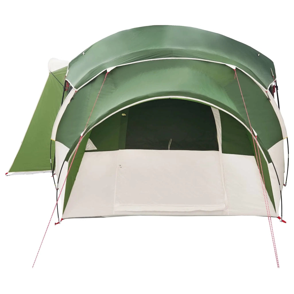 Tenda familiare con telo da pioggia resistente all'acqua Verde