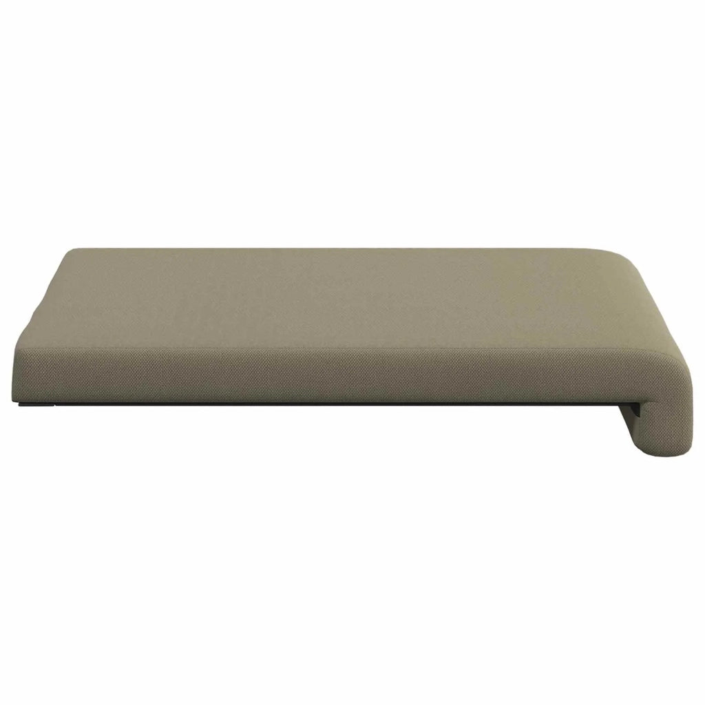 Cuscino per panchina 4 pcs Velvet testurizzato Cachi 42043158