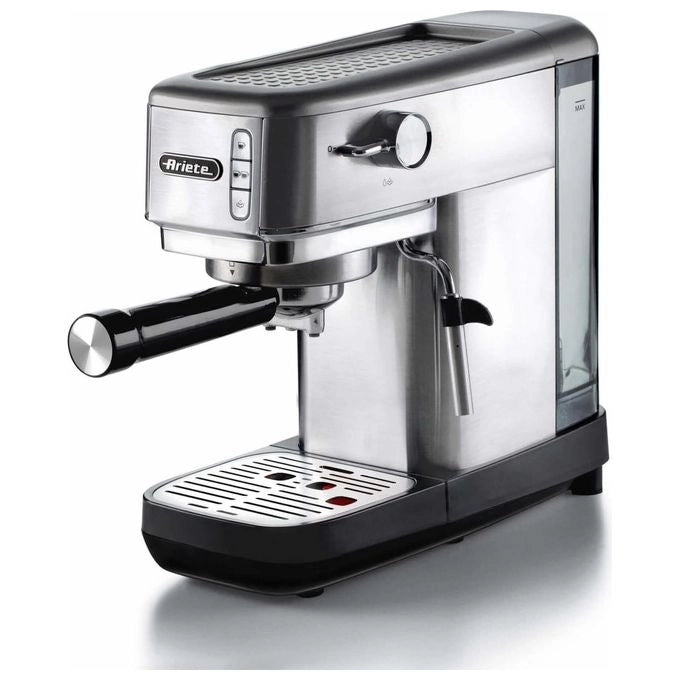 Ariete 1380 Macchina da Caffe' In Metallo 1300W 1.1 Litri Silver