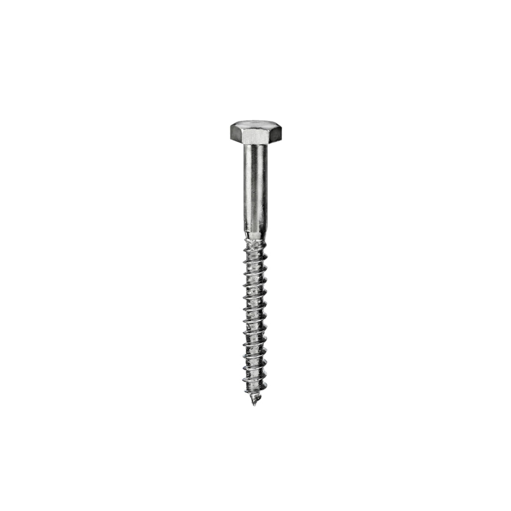 Tirafondi testa esagonale 6,0 x 60 - 30 pz.