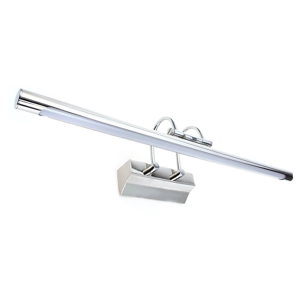 Trade Shop - Applique Da Bagno Led In Alluminio Opaco Da 12w Luce Freddo O Caldo - -bianco Naturale      -
